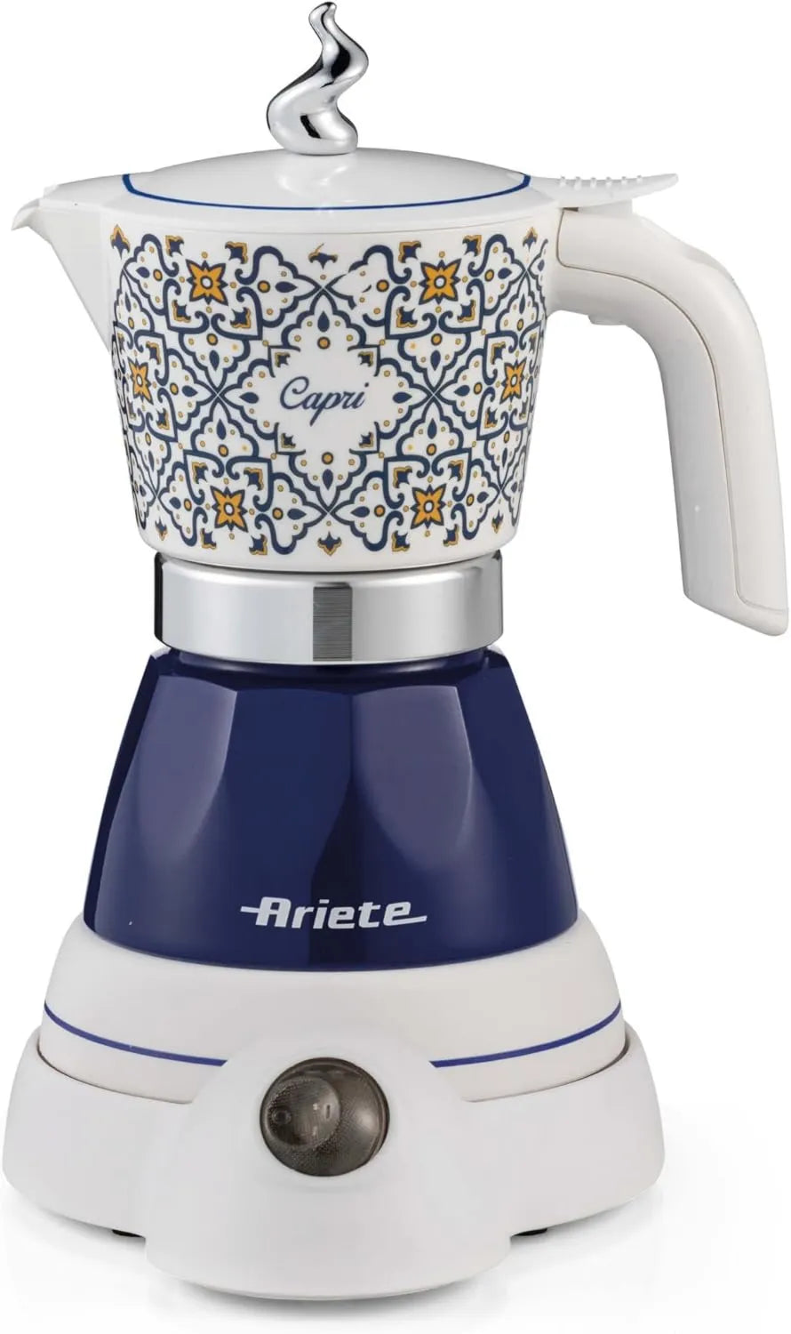 Ariete, 1358 / 1C Wireless, Moka Aroma Capri, do automatycznego zatrzymania, 400 W, 2 / 4 Cups, Moka elektryczny, Konserwacja temperatury 1358/1C