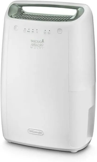 De'Longhi DEX212SF R290 osuszacz powietrza, 10,3 kg, Tasciugo osuszacz powietrza, przenośny osuszacz powietrza z 3-funkcyjnym systemem filtracji