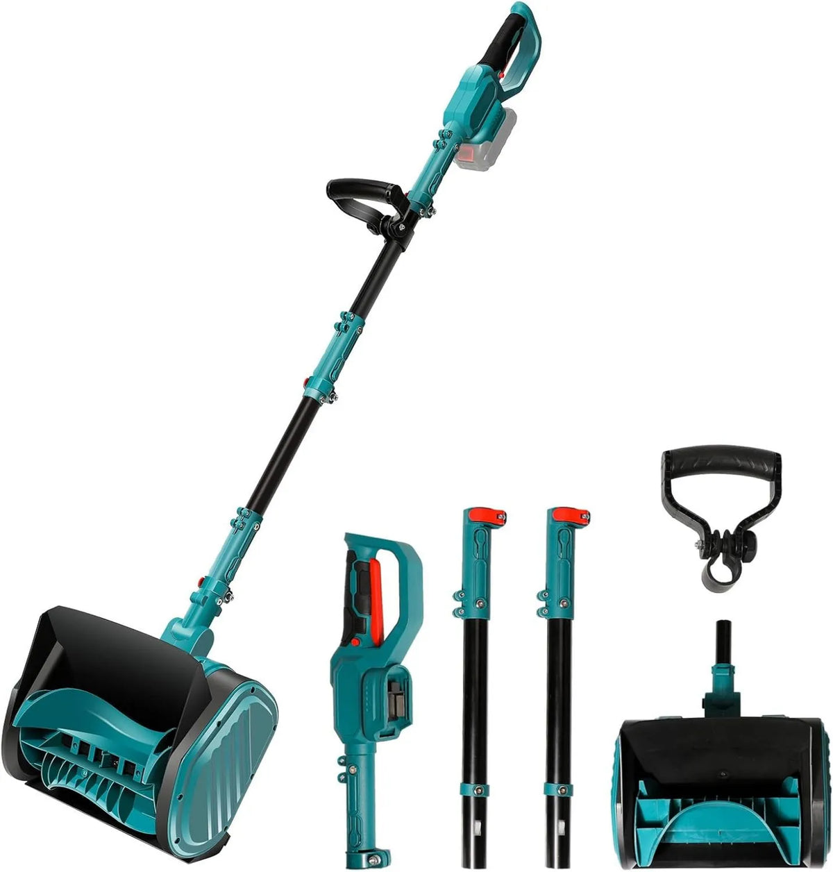 Pneterg, W 2200 Ładowarka, maszyna do usuwania śniegu, 32 cm, 600 W, 20 cm, bezprzewodowy, do domu