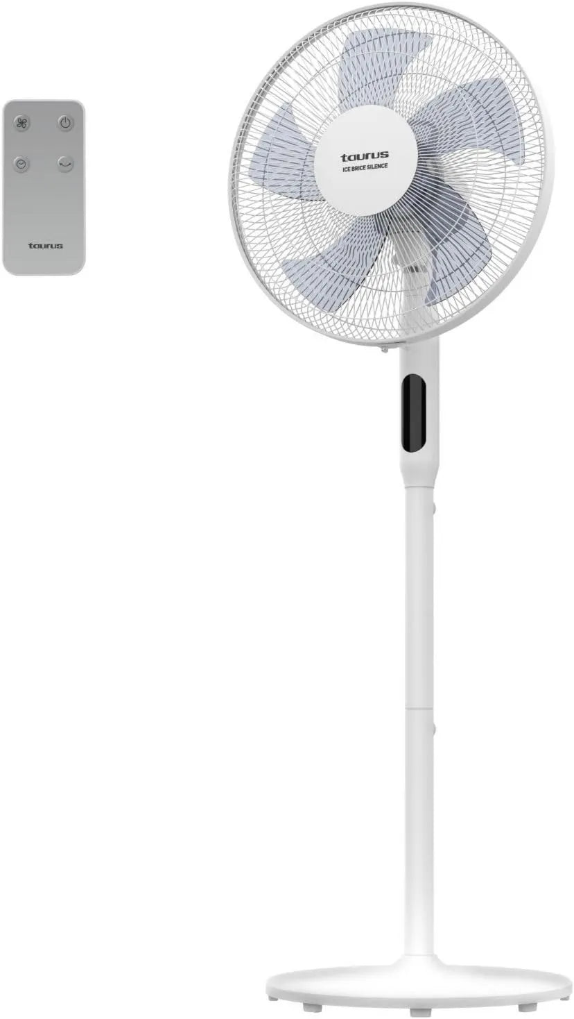 TAURUS, Wentylator 3- in-1 6pm, 24 W, zegar, tłumik, biały, cisza na lodzie, ekran LED, 3 tryby, 5 ostrzy 3 w 1