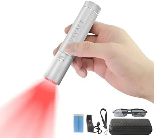 VAYALT, 630nm 660nm 660nm i 850nm długości fali, Red Light Handwear LED Terapia może używać go na kolanach ramiona nadgarstki szyi talii kostki