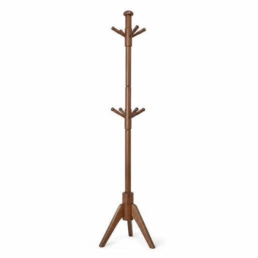Wieszak stojący z drewna bukowego 175 cm