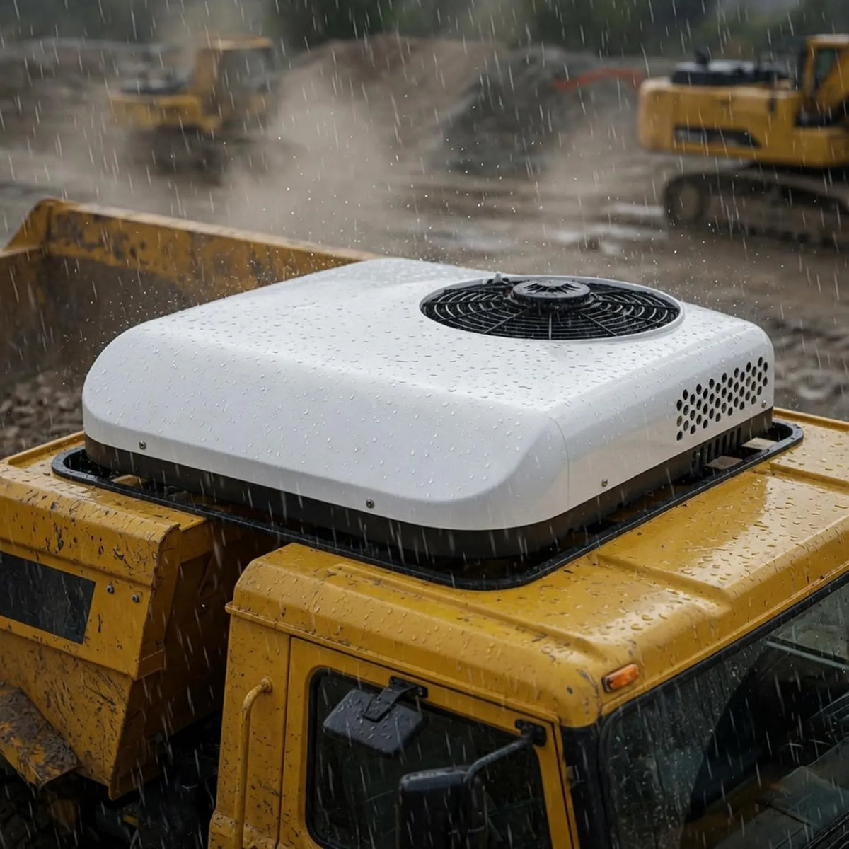GwlThixion, Odczynniki powietrza, Biały, DC RV Klimatyzator 2 w 1 Dach