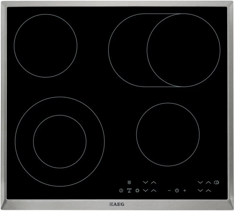 AEG płyta grzewcza, HK634060XB location, czarny Integrated, Ceramic 4 zone