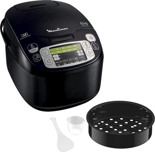 Moulinex MK8158 zmywarka, Maxichef 43 w 1 robot kuchenny z 43 programami gotowania, pojemność do 4 osób, funkcja podgrzewania, akcesoria do zmywarki
