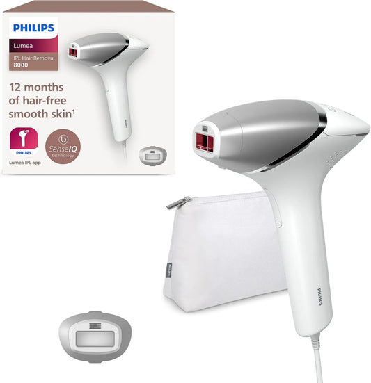 PHILIPS depilator IPL, Serie 8000 Dispositivo, IPS slab, Lumea IPL Prestige Dispositivo de Depilación IPL Con SenseIQ