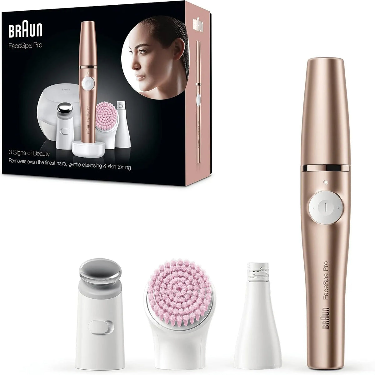 Braun, SE921 Pilator twarzy dla kobiet FaceSpa Pro Brąz