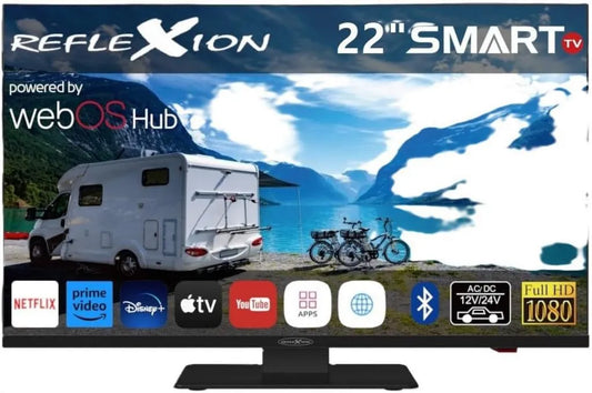 Reflexion telewizor, Smart TV, 22 cali, D- class, TV, LDDX22iBT _ B, potrójny tuner DVB- T2, S2, DVB- S2, Full HD, LCD LDDX22iBT_B DVB-T2 DVB-S2
