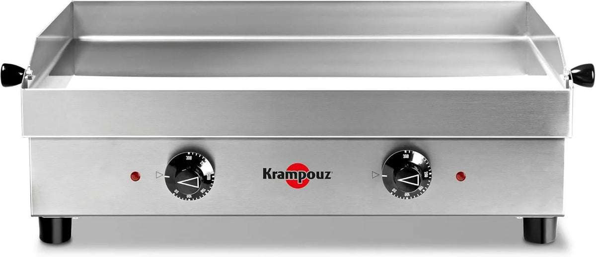 Krampouz, płyta grzewcza, 54 x 33 cm, 2 pola grzewcze, PFSB2AA-KR, 2 termostaty do 300°C, stal nierdzewna, 2500 W