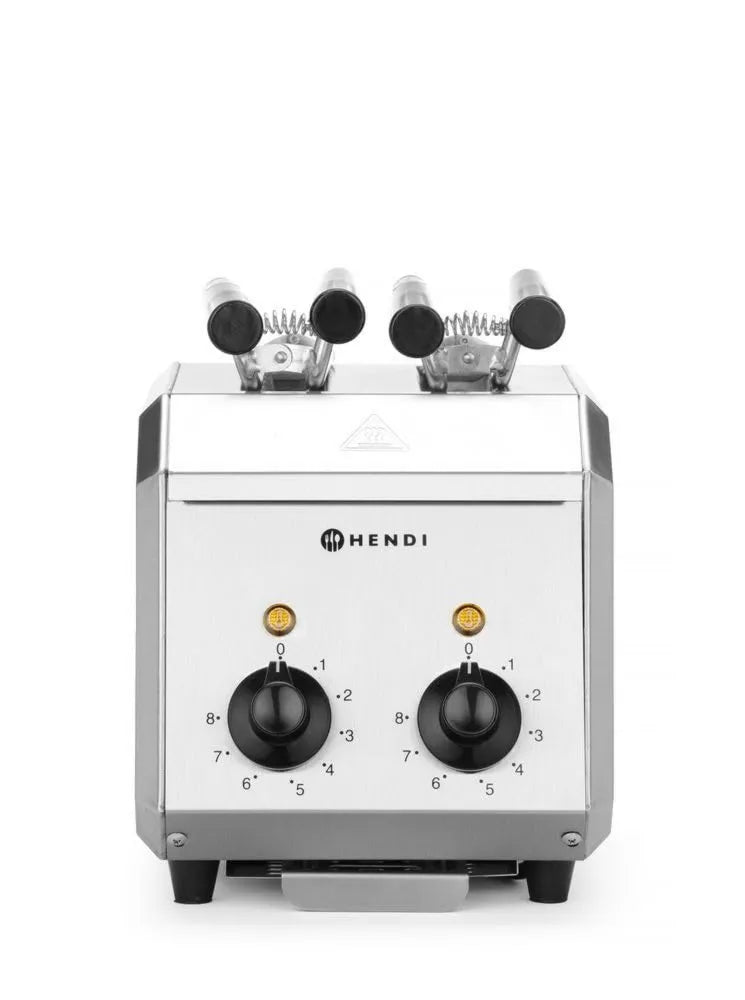 Toster, 1200W, 223mm, HENDI Toster kanapkowy, 230V / 1200W