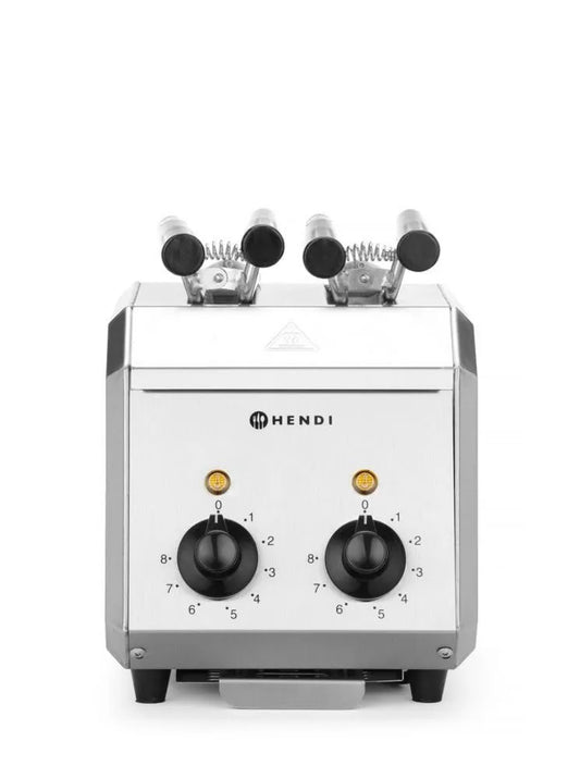 Toster, 1200W, 223mm, HENDI Toster kanapkowy, 230V / 1200W