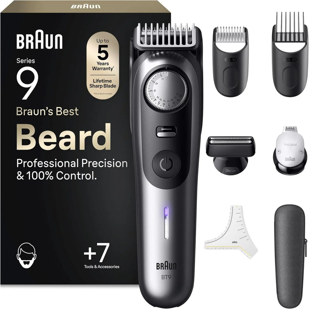 Braun, Bateria Series 9 BT9520, IP65, bezprzewodowy