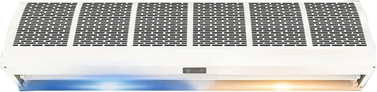 Generic, Elektryczny grzejnik, efekt 3D, biały, maksymalna prędkość wiatru wynosi 1
