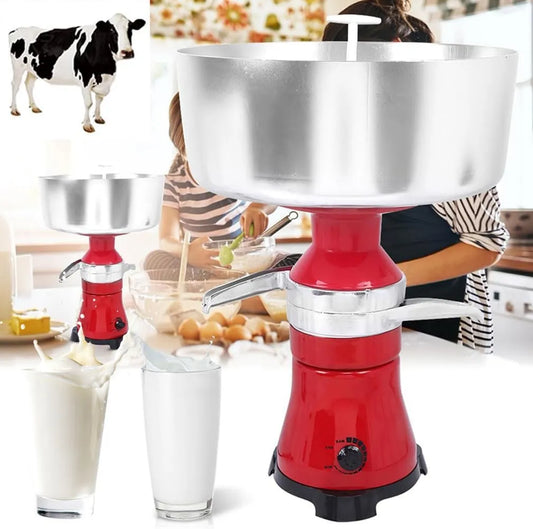 Generic spieniacz do mleka, 80 l / H Elektryczny separator kremu, regulowana prędkość, do wirówek do mleka świeżego, wydajny separator wirówek do mleka 80 l/H