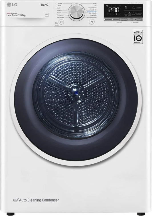 LG suszarka z pompą ciepła, RH10 V9AV4 W Suszarka, 10 kg, klasa energetyczna A, biała, pompa ciepła kolor biały - RH10 V9AV4 W