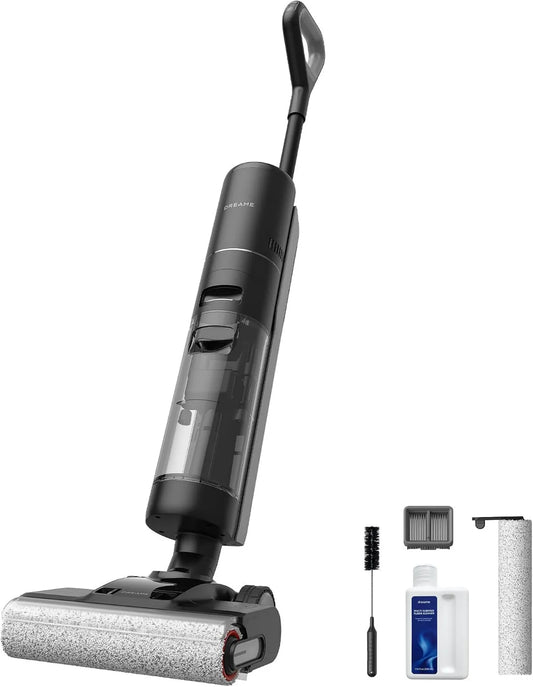 dreame odkurzacz pionowy, Odkurzacz H13, suszenie na gorąco 30 Min, szczotka LED, 18 kPa, pralka 60°C