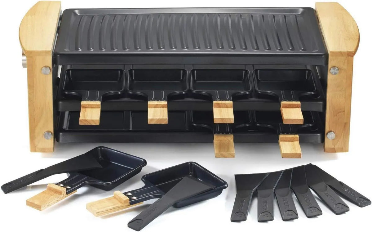 Kitchen Chef, Aparatura KCWOOD.8RP, 1200 W, aparatura Raclette 8 Osób 1200 w