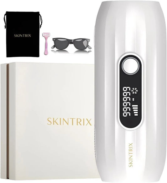 Skintrix depilator IPL, Aparatura do gładkiej skóry i bez włosów na ciele i wizie