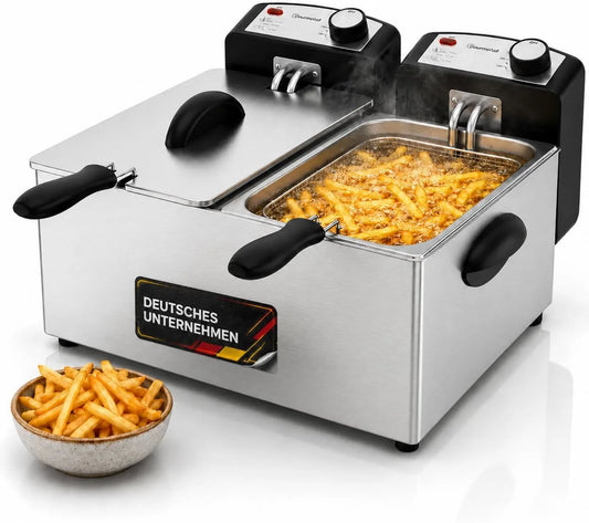 Sommertal, Grzejnik elektryczny, 3 l, 3600 W, frytka z tłuszczem 130 do 190°C, DF3600, stal nierdzewna