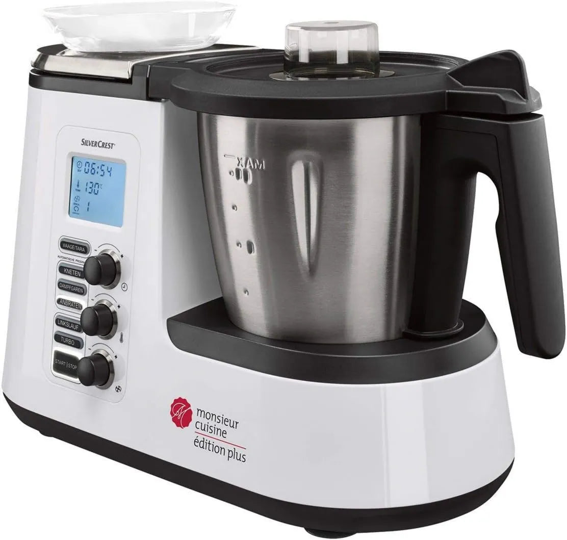 Silvercrest Monsieur Cuisine Edition Plus Dziewięć Wielofunkcyjne Zmywalne Akcesoria Czarne