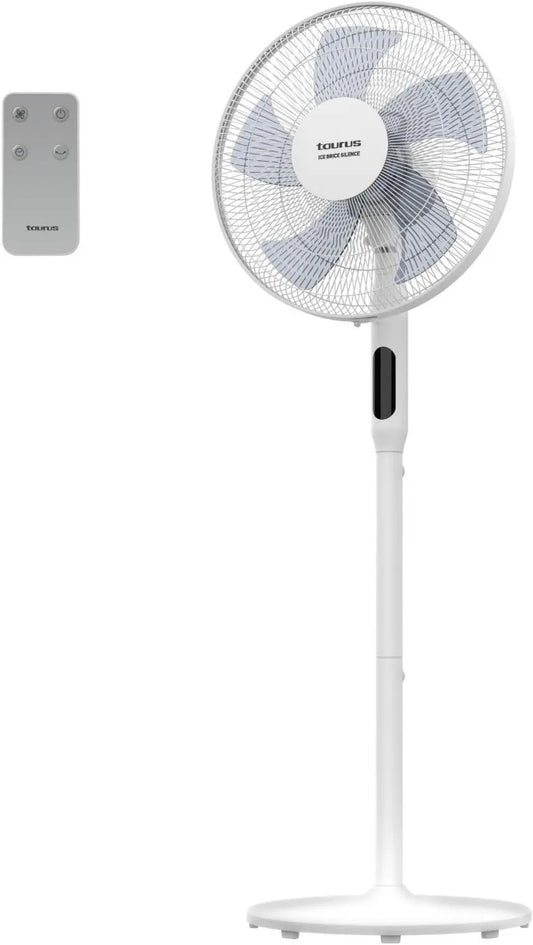 TAURUS, Wentylator 3- in-1 6pm, 24 W, zegar, tłumik, biały, cisza na lodzie, ekran LED, 3 tryby, 5 ostrzy 3 w 1