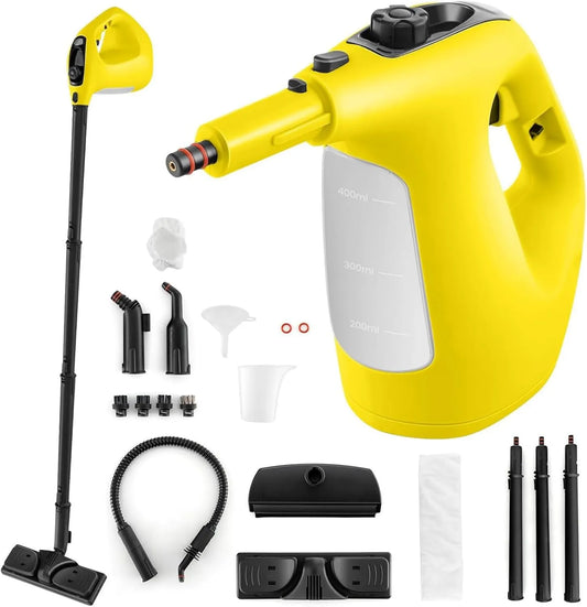 COSTWAY myjka parowa, Czyszczenie parowe, 1400 W, duży zbiornik, zużycie podłogi, kuchnia, samochód, okna i sofa