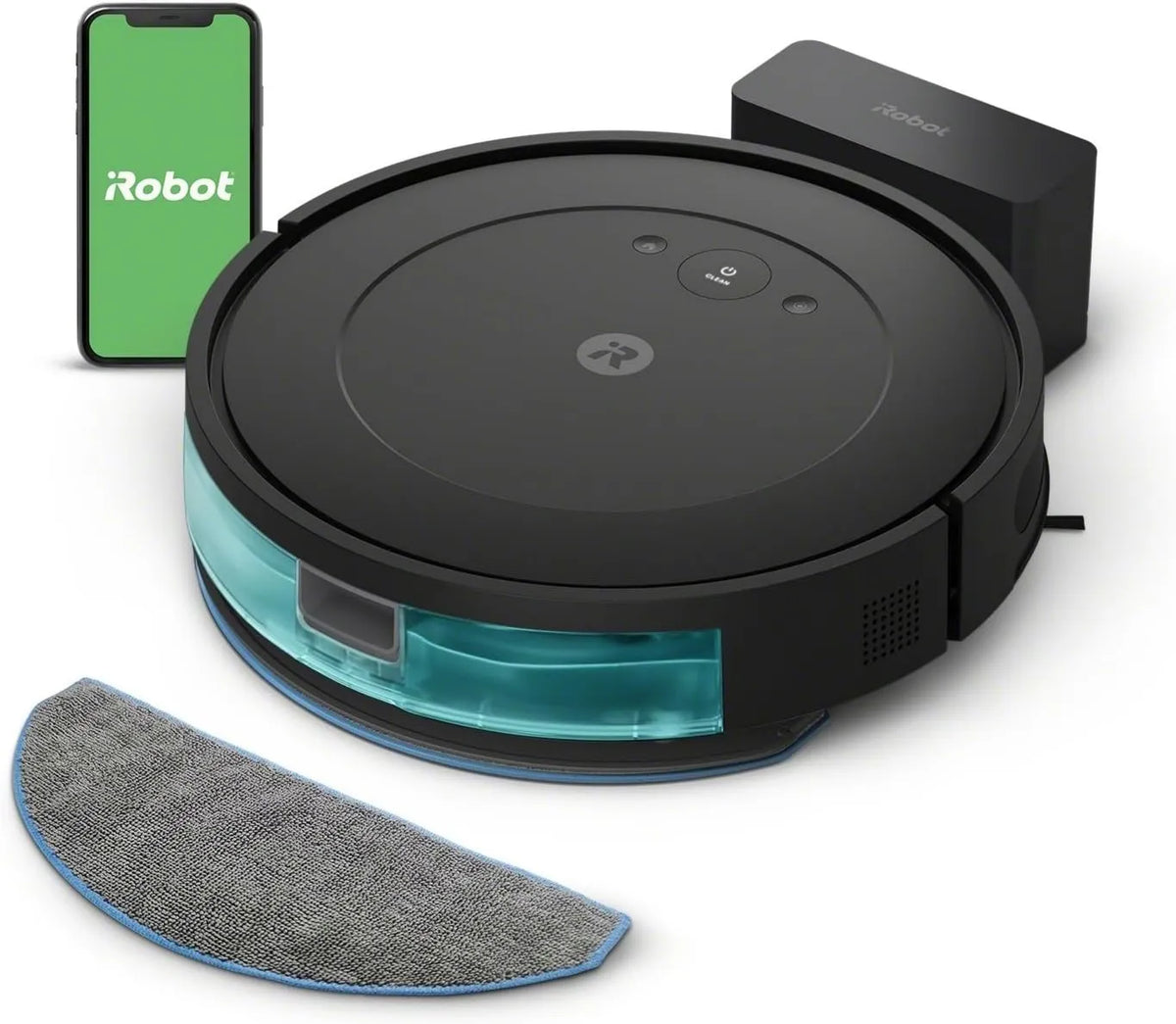 iRobot robot sprzątający, Odkurzacz robot Y0110, Programowalne Via Aplikacja lub Voice, 4-stopniowy system czyszczenia -3 poziomów ssące