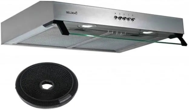 BELDEKO okap kuchenny, m3 / h, 60 cm, 100 W, 210 m3 / h, stal nierdzewna m3/h