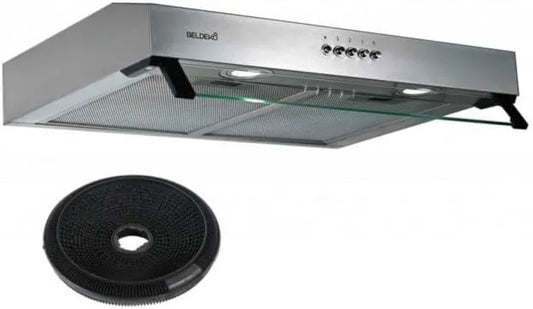 BELDEKO okap kuchenny, m3 / h, 60 cm, 100 W, 210 m3 / h, stal nierdzewna m3/h