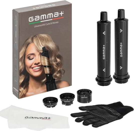 GAMMA+, Kompatybilny z suszarką do włosów Gamma +, do automatycznego buckle Gamma + loki i fale, 2 cylindry zapakowane w self- zapakowane do Buckles i