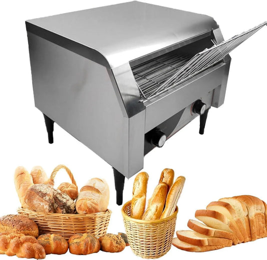 GEHPYYDS, Piec elektryczny, grill, profesjonalny, 150 / 300, 450 szt., 2 rury grzewcze, do chleba, bajgli i żywności