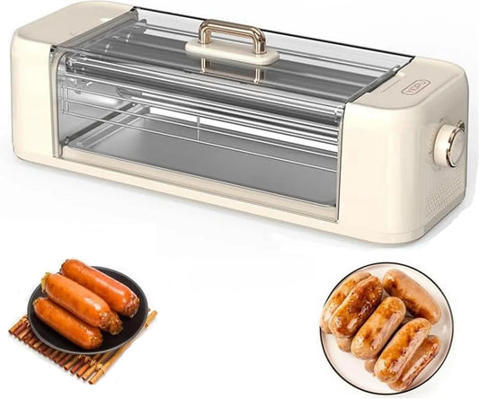 SMoonga, Maszyna do kiełbas, Roller-Maszyna, Hot Dogs-Maszyna, Grill, 500 W, do domowej pieczenia kiełbasy 500 W
