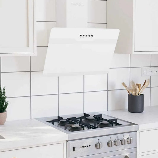 Lumanois okap kuchenny, Okap próżniowy, 60 cm, instalacja ścienna, biały, 51668, Okap ścienny 60 cm Stal i szkło hartowane Białe Okapy próżniowe biały