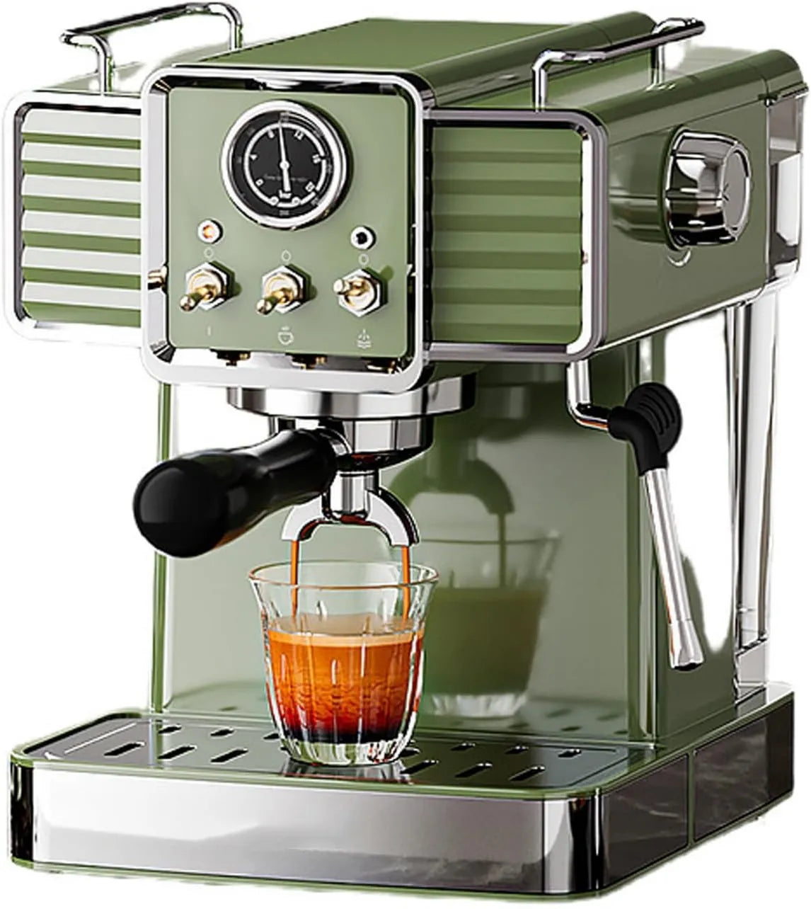 STDZQCWY, Mchy mleczne, 1.6 l, 350 W, Emulgator mleka, Duży zbiornik, Para, Profesjonalne, Wymienne, Ekspresja 15 Barów ekspres do kawy, dla Barista