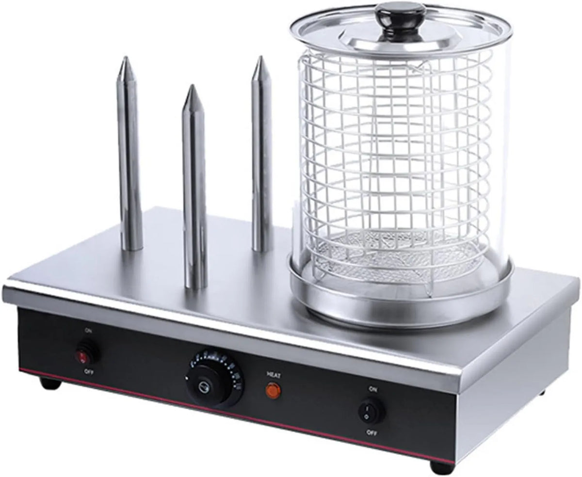 Cashwise, Hot Dogs Maszyna, Kuchenka, 700 W, para, Profesjonalne, Stal nierdzewna, Funkcja grzewcza, dla Hot Dogs 700 W