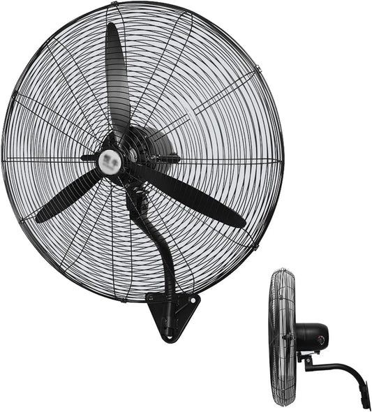 YAVYAV, Wentylator 65 cm / 26in, przemysłowy, 3 prędkości, 3 palety 65 cm/26in