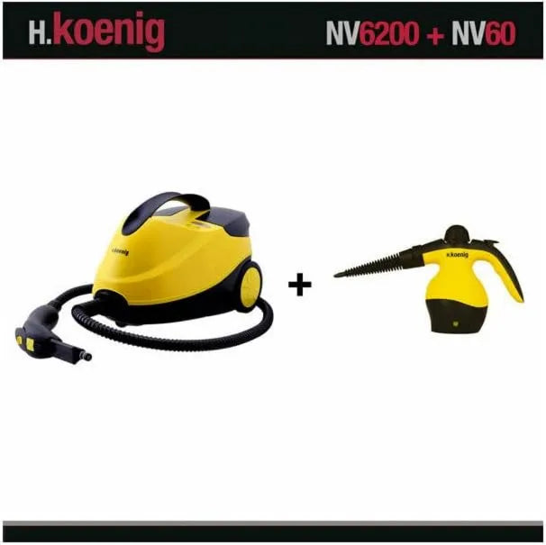 H.Koenig myjka parowa, Czyszczenie parowe, 2000 W, NV6200 + NV60