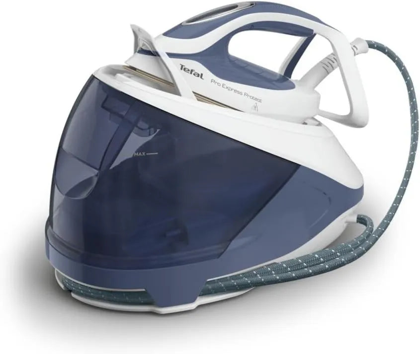 Tefal generator pary, GV9225 Kolekcjoner antywapniowy, Pro Express Chroń Parę Centralną, 7.6 Para ciśnieniowa Bar, Przepływ pary zmiennej: 140 g / min, Efekt suszenia