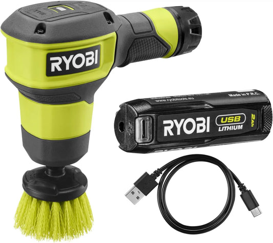 RYOBI, RSCR4- 120 G IPX7-1 Bateria, Szczotka, 4 V, 120 G, IP65, USB RSCR4-120 G