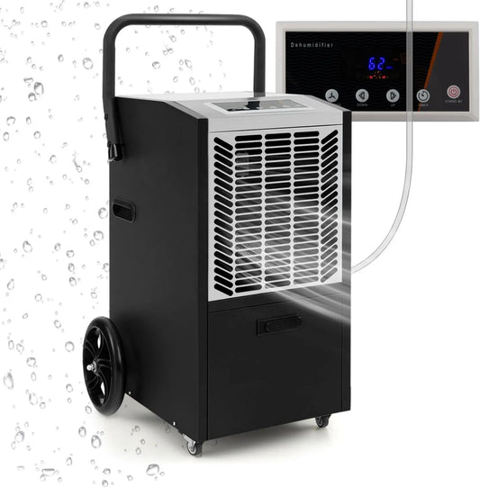 RELAX4LIFE osuszacz powietrza, 66 l / 24h osuszacz, przemysłowe, profesjonalne, białe 66 l/24h