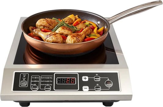 FROPIJ płyta grzewcza, Płyta indukcyjna, 3500 W, stół indukcyjny gotowania, profesjonalny, restauracja, kemping, Płyta indukcyjna gotowania z ochroną przed