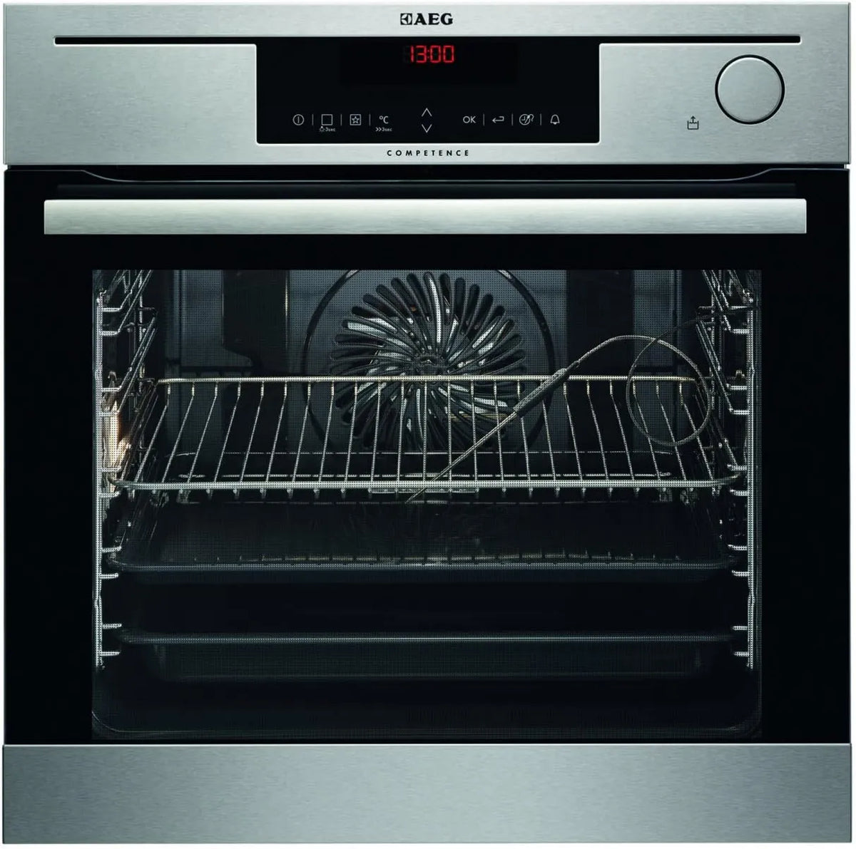 AEG, bs8314721 Piekarnik elektryczny, 71 l, para, stal nierdzewna, Multi Cuir para z zewnętrzną produkcją pary