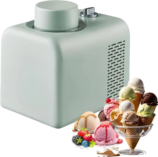 GXGSDM, Maszyna do deseru, przenośna, kostkarka do lodu i sorbetu, 500 ml, wyjmowana, 4 tryby, biała