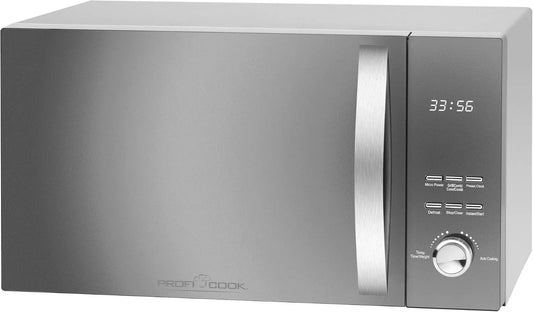 Profi Cook, Kuchenka mikrofalowa, 23 l, 9 programów, grill, stal nierdzewna, PC- MWG 1176 H, 2300 Wat gorące powietrze, 23 litry