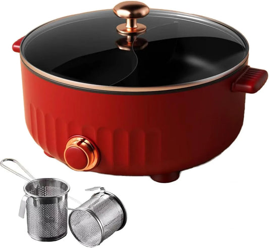 ARTSIM, Fondue, 30 cm, 6 l, IP65, czerwony