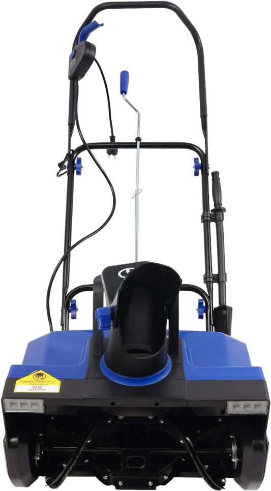 Dmuchawa, 2400 W, 33 cm, 7,6 m, zasilanie akumulatorowe, Odśnieżarka akumulatorowa 2400 W, elektryczna odśnieżarka z kółkami