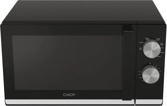 Candy CMG20TNMB kuchenka mikrofalowa, 700 W, 24,5cm, funkcja grilla, Moderna Kuchenka mikrofalowa 700 W 20L, funkcja rozmrażania, taca obrotowa 24,5cm